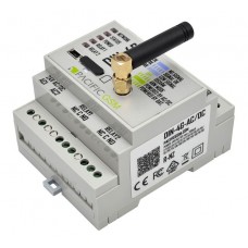 DIN-4G-DC LTE SMS Controller 12-24V AC/DC