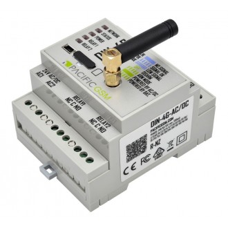 DIN-4G-DC LTE SMS Controller 12-24V AC/DC