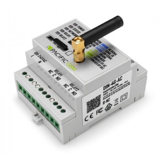 DIN-4G-AC LTE SMS Controller 230V DIN-4G-AC LTE SMS Controller 230V