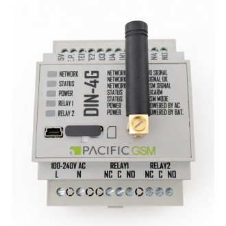 DIN-4G-AC LTE SMS Controller 230V DIN-4G-AC LTE SMS Controller 230V