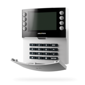 JA-155E-WH Wireless four-segment keypad with display and RFID reader JA-155E-WH Wireless four-segment keypad with display and RFID reader
