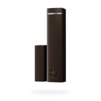 JA-150MB Wireless magnetic detector with 2 universal inputs - brown