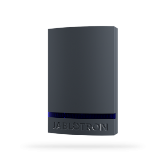 JA-1X1A-C-AN-B Plastic cover for JA-111A, JA-151A and JA-163A - anthracite, blue strobe JA-1X1A-C-AN-B Plastic cover for JA-111A, JA-151A and JA-163A - anthracite, blue strobe