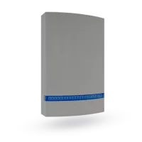 JA-1X1A-C-GR-B Plastic cover for JA-111A, JA-151A and JA-163A - grey, blue flasher