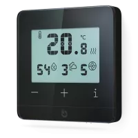 JB-112TP-AN BUS room thermostat with CO₂ sensor - anthracite