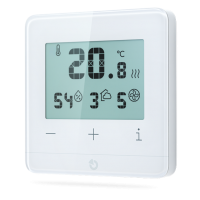 JB-112TP BUS room thermostat with CO₂ sensor