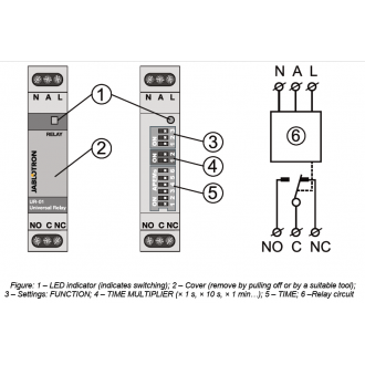 UR-01 Universal programmable switching relay