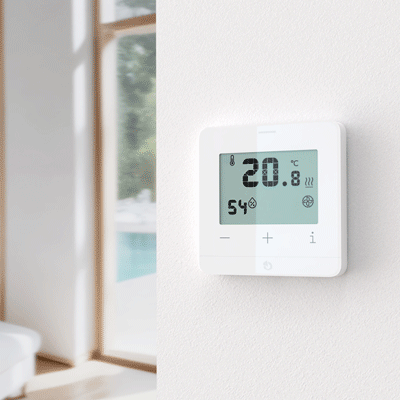 Jablotron JB-111TP Bus Room Thermostat Animated Display Demo